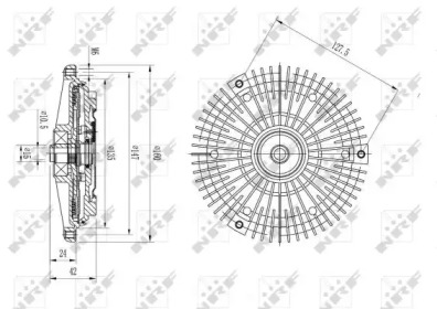 WILMINK GROUP wg1720973 -  Сцепление, вентилятор радиатора